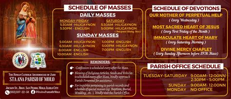 Saint Jude Shrine Parish mass schedule 2024 .